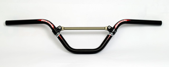 Renthal Moto 24 BMX Flat Lenker, 22.2mm, 699x140mm, 12°/1°, black - Produktbild - 1