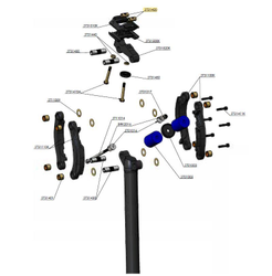 Cane Creek Sattelklemmung, Zylindermutter, Thudbuster G3 LT/ST - Produktbild - 1 Cane Creek Sattelklemmung, Zylindermutter, Thudbuster G3 LT/ST - Produktbild - 1