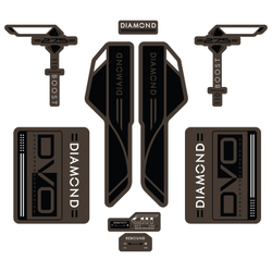 Dvo Diamond Boost Decal Set, 29" Braun - Produktbild - 1