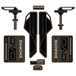 Dvo Diamond Boost Decal Set, 27.5" Braun - Produktbild - 1