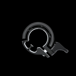 Knog Oi Classic Small Fahrradklingel im Ring-Design für Lenker mit 22,2 mm, schwarz - Produktbild - 2