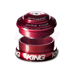 Chris King InSet I8 Tapered Steuersatz, Edelstahl-Lager, 1 1/8"-1 1/4", GripLock, ZS44/28.6 | EC44/33, red - Produktbild - 1