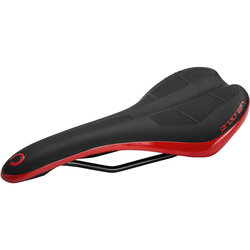 Sattel Procraft Sport schwarz/rot/gelb, PROCRAFT
Größe: 280 x 145 mm, Farbe: schwarz/rot, Gewicht: 322 g, VE: 1 Stk. - Produktbild - 1