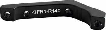 Bremssatteladapter Flatmount auf Postmount, TRP
FR1: FM auf PM, hinten für Ø 140 mm Scheibe, mit 32 mm Schrauben
Größe: Ø 140 mm, Farbe: Schwarz, VE: 1 Stk. - Produktbild - 3