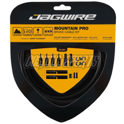 Jagwire Mountain Pro Bremszugset für Fahrräder mit Felgenbremse, für SRAM und Shimano MTB, schwarz - Produktbild - 1 Jagwire Mountain Pro Bremszugset für Fahrräder mit Felgenbremse, für SRAM und Shimano MTB, schwarz - Produktbild - 1