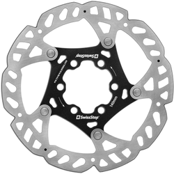 Bremsscheibe Catalyst Pro 6-Loch, SwissStop
Größe: 140 mm, Farbe: Silber/schwarz, VE: 1 Stk. - Produktbild - 2