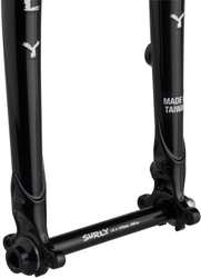 Surly Midnight Special Stahl Gabel, 650B/700C, 28.6-30, 400mm, 40mm, 100x12mm TA, FM Disc, black - Produktbild - 2