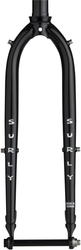 Surly Midnight Special Stahl Gabel, 650B/700C, 28.6-30, 400mm, 50mm, 100x12mm TA, FM Disc, black - Produktbild - 1