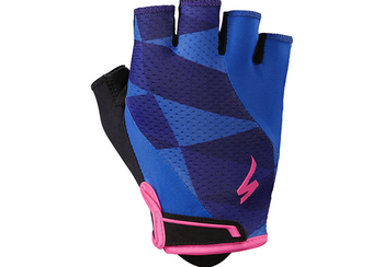 Specialized Damen Fahrradhandschuhe Blau/Pink - mit Body Geometry Gel für Komfort & Kontrolle - Produktbild - 1