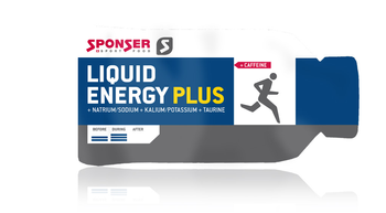 Sponser Liquid Energy Plus Gel 40x 35g Sachets Aroma: Neutral mit Koffein - Produktbild - 1