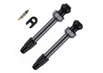 Barbieri Tubelessventil Alu SV 45mm titanium VE 2-Stück - Produktbild - 1