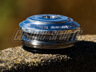 White Industries Tapered Steuersatz, 1 1/8"-1.5", IS42/28.6 | IS52/40, polished silver - Produktbild - 1