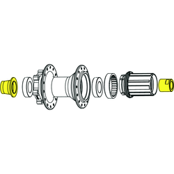 Endkappen HR für SRC, SRC Comp und SRX, SUNringlé
Für 142 mm Steckachse
Größe: 142 mm, Farbe: Schwarz, VE: 1 Set - Produktbild - 1