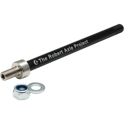 Kid Axle - Steckachse für Fahrradanhänger, The Robert Axle Project
Enthaltene Spacer: 6 mm Flat
Größe: M12x1.75 192/198 mm, Farbe: Schwarz, Gewicht: 110 g, VE: 1 Stk. - Produktbild - 1