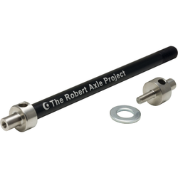 BOB Axle - Steckachse für BOB Anhänger, The Robert Axle Project
Enthaltene Spacer: 6 mm Flat
Größe: M12x1.5 169/172/178 , Farbe: Schwarz, Gewicht: 141 g, VE: 1 Stk. - Produktbild - 1