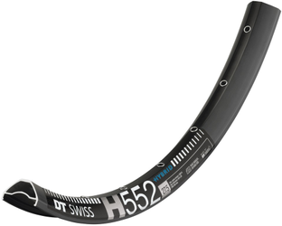 DT Swiss HYBRID H 552 Felge 27,5 Zoll, 30 mm Breite, 28 Loch, Schwarz, Gewicht 580 g - Produktbild - 1