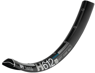 Felge HYBRID H 612 27,5", DT SWISS
Größe: 28 Loch, Farbe: Schwarz, Gewicht: 635 g, VE: 1 St. - Produktbild - 1