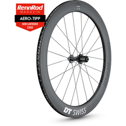 Laufrad ARC 1100 Dicut 62 mm, DT SWISS
HR 5/130 mm QR
Größe: 622x17 mm, Farbe: schwarz, Gewicht: 890 g, VE: 1 Stk. - Produktbild - 1