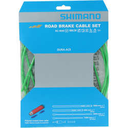 SHIMANO Bremszug-Set DURA-ACE polymerbeschichtet Grün - Produktbild - 1