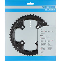 Shimano Deore Kettenblatt FC-T6010 48 Zähne 104 mm schwarz - Produktbild - 1