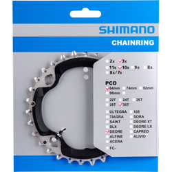 SHIMANO Kettenblatt DEORE FC-M6000-3 30 Zähne - Produktbild - 1