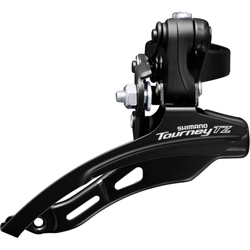 EFDTZ510DSTS6-341724-341724.jpg SHIMANO Umwerfer TOURNEY TZ FD-TZ510 3-fach MTB/Trekking Schelle hoch Top-Pull - Produktbild - 1
