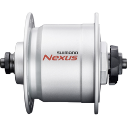 SHIMANO Nabendynamo NEXUS DH-C3000-3N 6 Volt/3 Watt 32 Loch Silber - Produktbild - 1