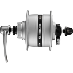 VR-Nabendynamo Shimano ADH3D373W 100mm, 36 Loch, silber, Centerlock, SNSP - Produktbild - 1