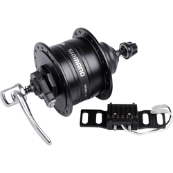 SHIMANO Nabendynamo DH-3D37 6 Volt/3 Watt 36 Loch Center-Lock Schwarz - Produktbild - 1