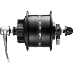 SHIMANO Nabendynamo DH-3D32 6 Volt/3 Watt 36 Loch 6-Loch Schwarz - Produktbild - 1