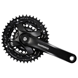 SHIMANO Kurbelgarnitur TOURNEY FC-TY501 6-fach/7-fach/8-fach 175 mm 42-34-24 Zähne - Produktbild - 1