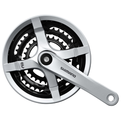 SHIMANO Kurbelgarnitur TOURNEY FC-TY501 6-fach/7-fach/8-fach 175 mm 48-38-28 Zähne - Produktbild - 1 SHIMANO Kurbelgarnitur TOURNEY FC-TY501 6-fach/7-fach/8-fach 175 mm 48-38-28 Zähne - Produktbild - 1