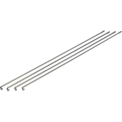 Exal SPEICHE 2MM,GLATT,SILB,300MM,100ST - Produktbild - 1