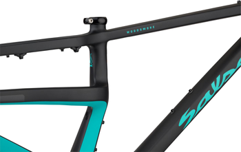 Salsa Woodsmoke Carbon Mtb Rahmen, 29+/27.5+/29", Black/Blue S - Produktbild - 2