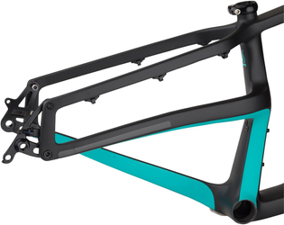 Salsa Woodsmoke Carbon Mtb Rahmen, 29+/27.5+/29", Black/Blue S - Produktbild - 3