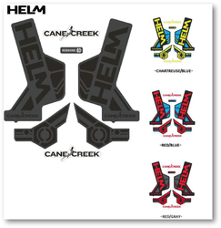 Cane Creek Helm Sticker Kit Stealth Black - Produktbild - 1