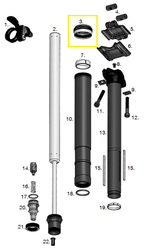 Crankbrothers Highline Ring Seal Assembly Überwurfmutter Hauptdichtung - Produktbild - 1