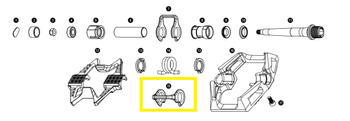 Crankbrothers Pedal Wing Flügel, Außen, Double Shot - Produktbild - 1