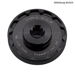 Chris King BB Cup Tool Innenlagerschlüssel ThreadFit 30mm, ThreadFit T47 24x, ThreadFit T47 30x - Produktbild - 1