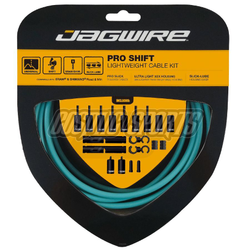 Schaltzugset Road & Mountain Pro 2x, JAGWIRE
Kompatibel mit SRAM/Shimano
Farbe: Bianchi Celeste, VE: 1 Set - Produktbild - 1