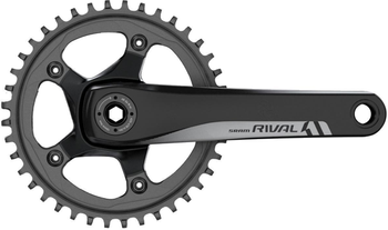 Kurbelgarnitur SRAM Rival1 GXP 42 Zähne 170 mm schwarz, 10/11-fach, ohne Innenlager - Produktbild - 1