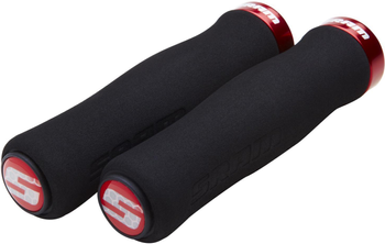 SRAM Griffe Contour Foam schwarz rote Klemmschelle - Produktbild - 1 SRAM Griffe Contour Foam schwarz rote Klemmschelle - Produktbild - 1