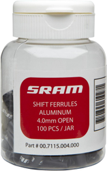 Endkappen f.Schaltaußenh.SRAM Btl./100St 4 mm innen, schwarz - Produktbild - 1