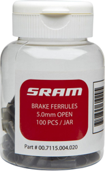 Endkappen f.Bremsaußenh.SRAM Btl./100St 5 mm innen, schwarz - Produktbild - 1