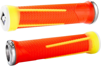 MTB Griffe AG-1 Signature Lock-On 2.1 neonorange-neongelb / silber - Produktbild - 1