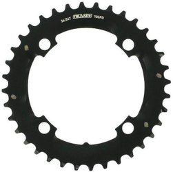 Kettenblatt MTB 38 Z. S1 2x10-fach 104mm LK,aluminium,schwarz,o.Pin - Produktbild - 1