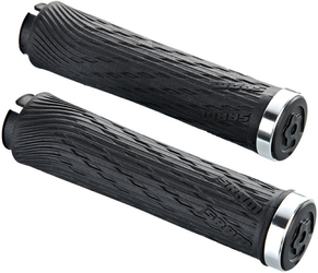 Griff m.Schraubensicherung XX1 GripShift sw,100/122mm,m.Klemme silber+Endstopfen - Produktbild - 1