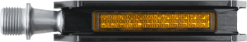 Voxom Touring PE14 Fahrradpedale mit CrMo-Achse, Industrielagern und integrierten Reflektoren, schwarz - Produktbild - 4