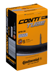 Continental Schlauch MTB 26 SV 42 mm 47-62/559 für Mountainbike Reifen - Produktbild - 1 Continental Schlauch MTB 26 SV 42 mm 47-62/559 für Mountainbike Reifen - Produktbild - 1