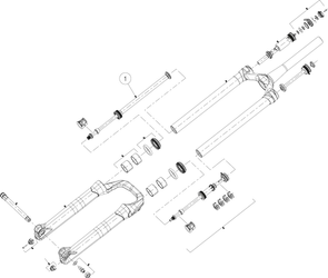 Manitou Zugstufeneinheit für Mattoc 3, 27,5+ und 29 Zoll, 100 bis 140 mm - Produktbild - 1 Manitou Zugstufeneinheit für Mattoc 3, 27,5+ und 29 Zoll, 100 bis 140 mm - Produktbild - 1